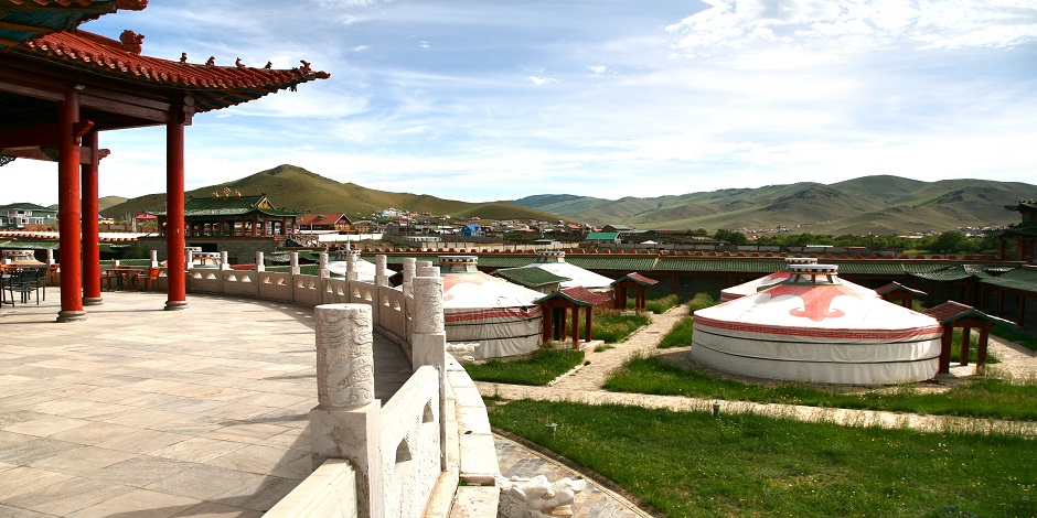 Camp de Yourtes près d'Oulan Bator