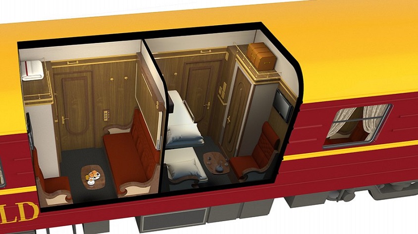 Plan du wagon des compartiments